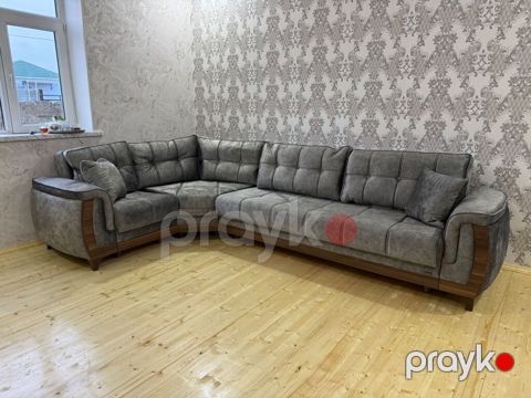 Künc divan – müasir klassik dizayn - Forma: L-şəkilli künc divan — Bakı