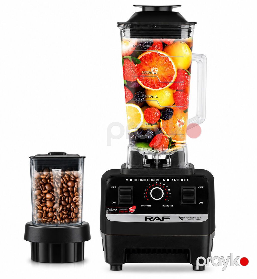 1747 Məhsulun adı: Blender RAF R.2809, 2.5 l Brend: RAF Kateqoriya — Blenderlər, xırdalayanlar və mikserlər, Bakı (2)
