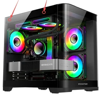X-Force CS083 Black Gaming Case — Bakı