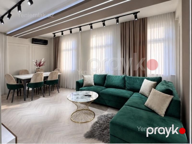 Kirayə 3 otaqlı Bina evi menzil (Yeni tikili), 125 m², Nəsimi rayonu — Mənzil, Bakı (8)