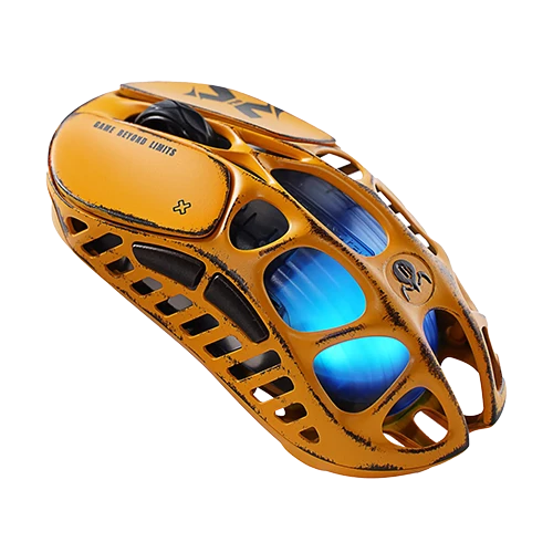 GravaStar Mercury X Battle Worn-Yellow 8K Wireless Gaming Mouse — Klaviaturalar və siçanlar, Bakı (2)
