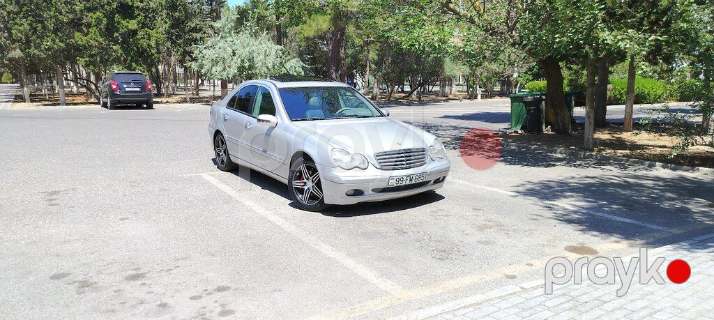 Mercedes C 230, 2.3 L, 2002 il, 235 478 km — Avtomobillər, Sumqayıt (5)