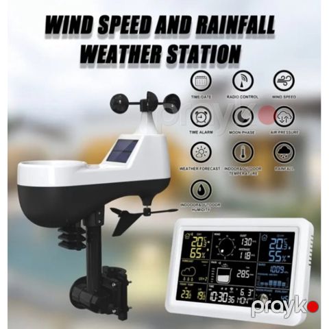 Baldr Professional Rəqəmsal Meteoroloji Stansiya (Simsiz Sensorlu) — Bakı