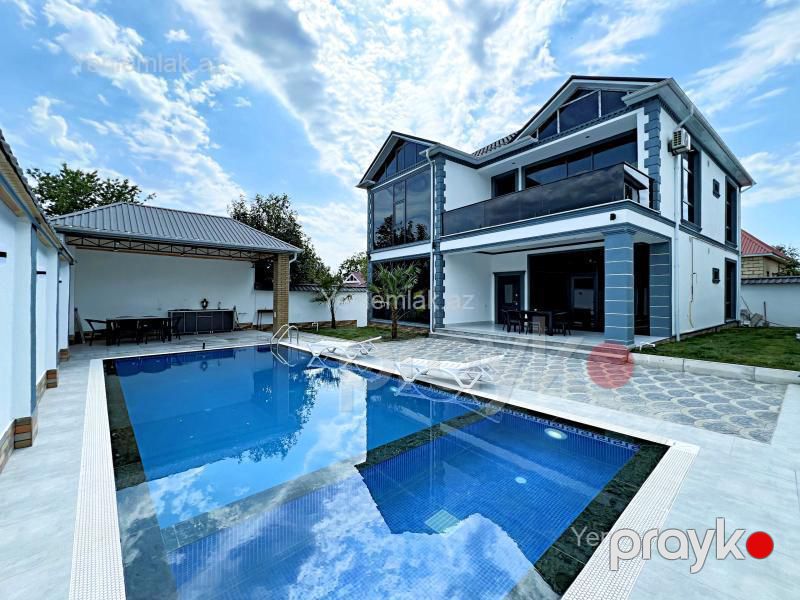 Günlük 6 otaqlı Həyət evi / Villa, 388 m², Qəbələ — Ev, villa, Qəbələ (4)