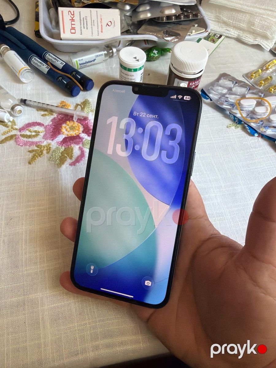Apple iPhone 13 Pro Max Sierra Blue 128GB/6GB — Smartfonlar, Bakı (2)