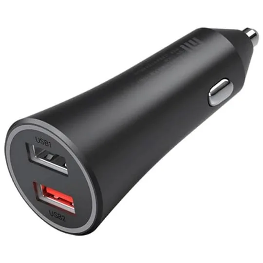 Avtomobil üçün charger Xiaomi Mi 37W Dual-Port Car Charge (Black) — Bakı