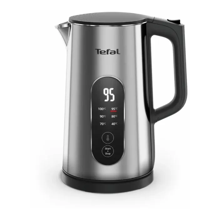 Elektrik Çaydan Tefal Selection İnox KI871DE0 – Temperatur Seçimi və Paslanmaz Polad Dizayn — Bakı