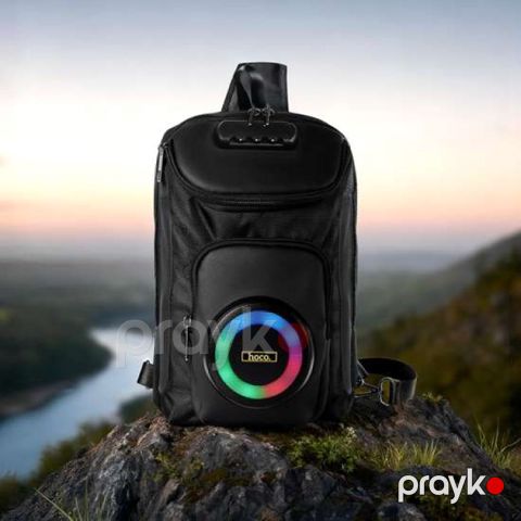 Hoco HC42 Journey Bass Bluetooth Rükzak Kolonka LED Suya Dayanıqlı 8W — Bakı