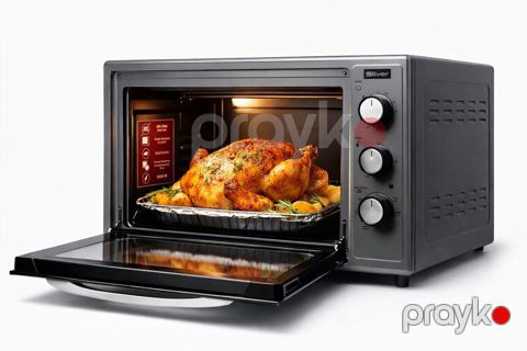 5299 Məhsulun adı: Elektrikli soba Silver ELC-SL20-55, 50 l Brend — Bakı