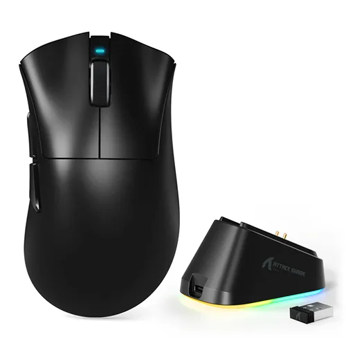 Attack Shark V3PRO UltraLight Black Wireless Gaming Mouse — Bakı