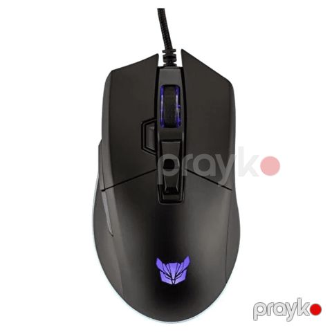 Rowl RGM-02 Pyrro USB Qara RGB Aydınlatmalı 10000DPI” Gaming mouse (Pyrro RGM-02) — Pctech — Klaviaturalar və siçanlar