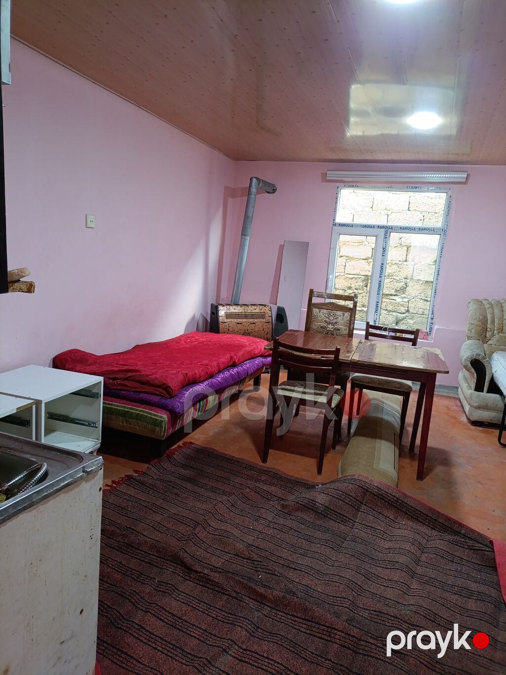 Hövsan butanin yanı yolun yaxınlığında 1 otaqlı heyetide var — Ev, villa, Bakı (5)