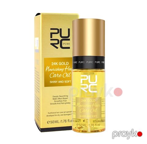 Saç yağı Purc Pure 24K Gold Nourishing 50 ml — Bakı