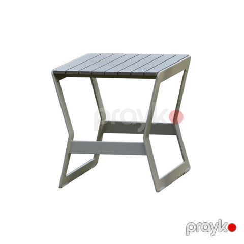 Bağ masası Skyline Design Rhone, alüminium, White Matt - 23164 — Bakı