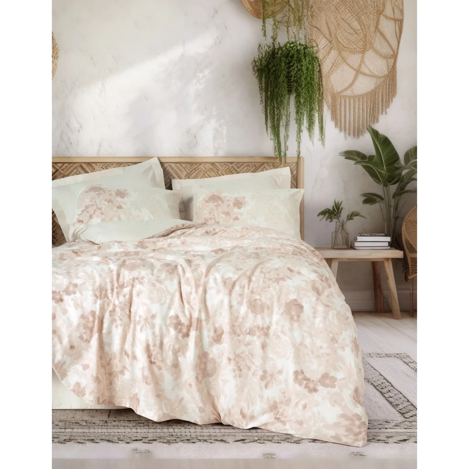Yataq dəsti Cotton Box Dual, iki nəfərlik, Vestige beige (8680108078433) — Bakı