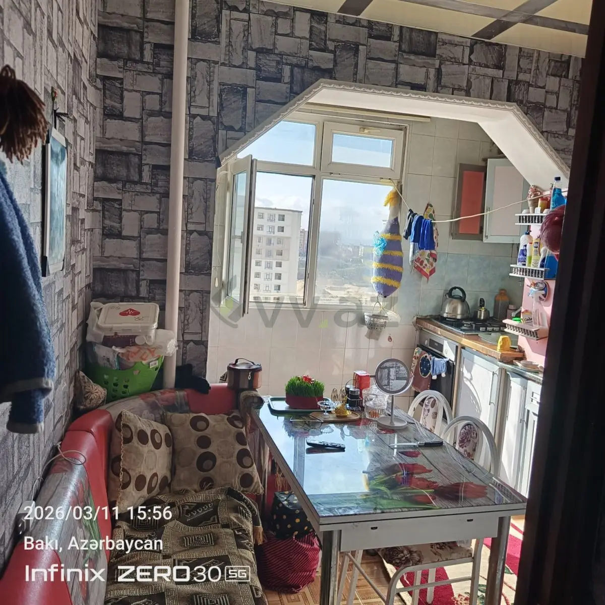 2 otaqlı mənzil Köhnə tikili Satılır, Yeni Günəşli qəs., Suraxanı, Bakı — Mənzil, Bakı (8)
