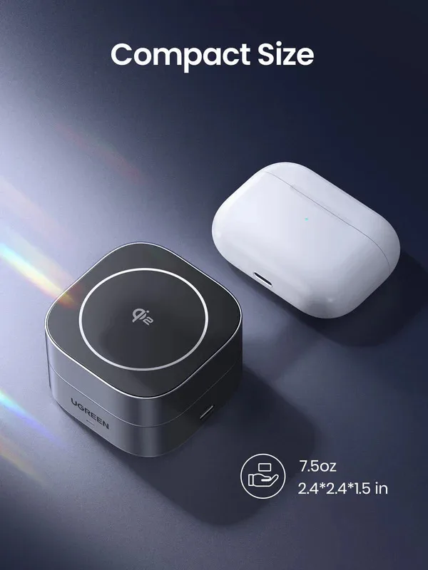 Charger Ugreen 2-in-1 Magnetic Wireless Charger — Mallar, Bakı (5)