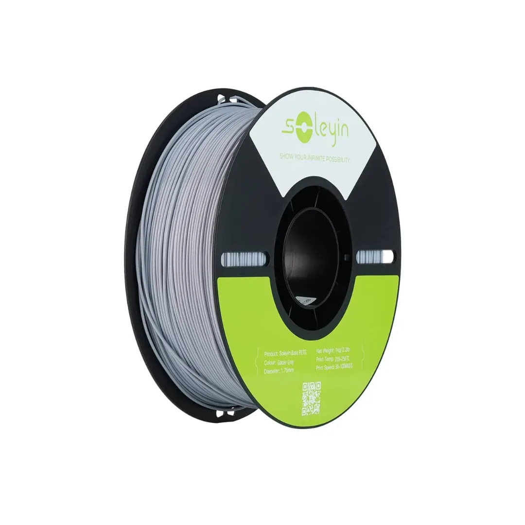 Soleyin Basic Petg Glacier Grey 1.75mm 1kg — Bakı