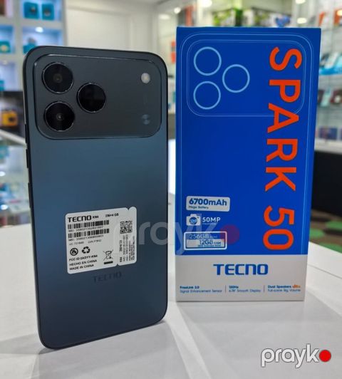 Tecno Spark 50 Ink Black 256GB/8GB — Bakı
