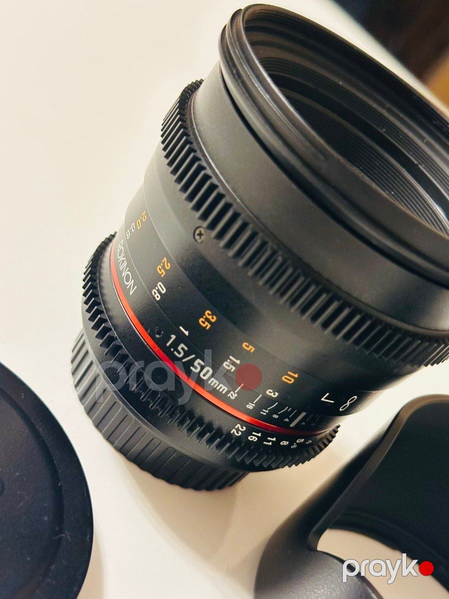 Linza Rokinon 50 mm 1.5 Cine lens — Foto və video texnikası, Bakı (11)