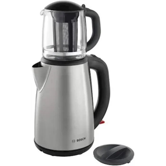 Bosch TTA5603 Elektrik Çaydan Samovar Tipli Şüşə Dəmkeşli — Bakı