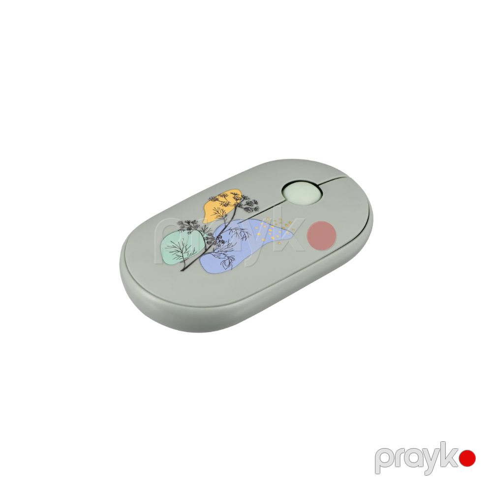 2E Mouse MF300 Flora:dıll Silent WL BT, Green (2E-MF300WFLORAGN) — Periferik cihazlar, Bakı (3)