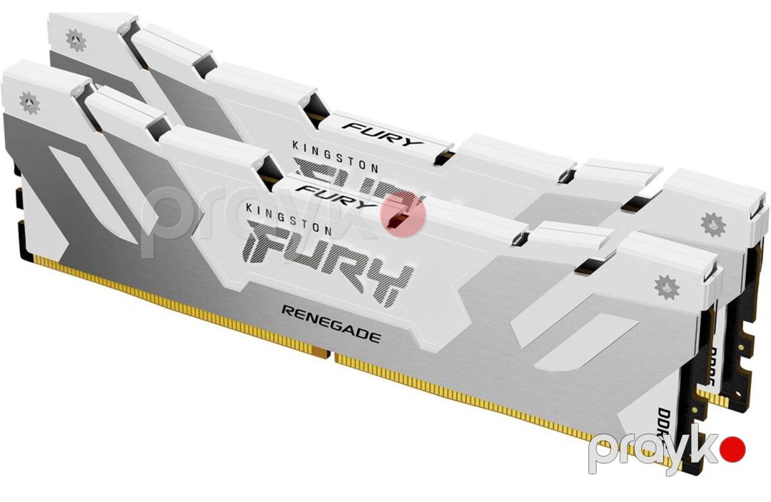 Kingston Fury Renegade White 48GB 8800MT/s DDR5 CL42 Cudımm (Kit of 2) (KF588CU42RWK2-48) — Operativ yaddaş, Bakı (2)
