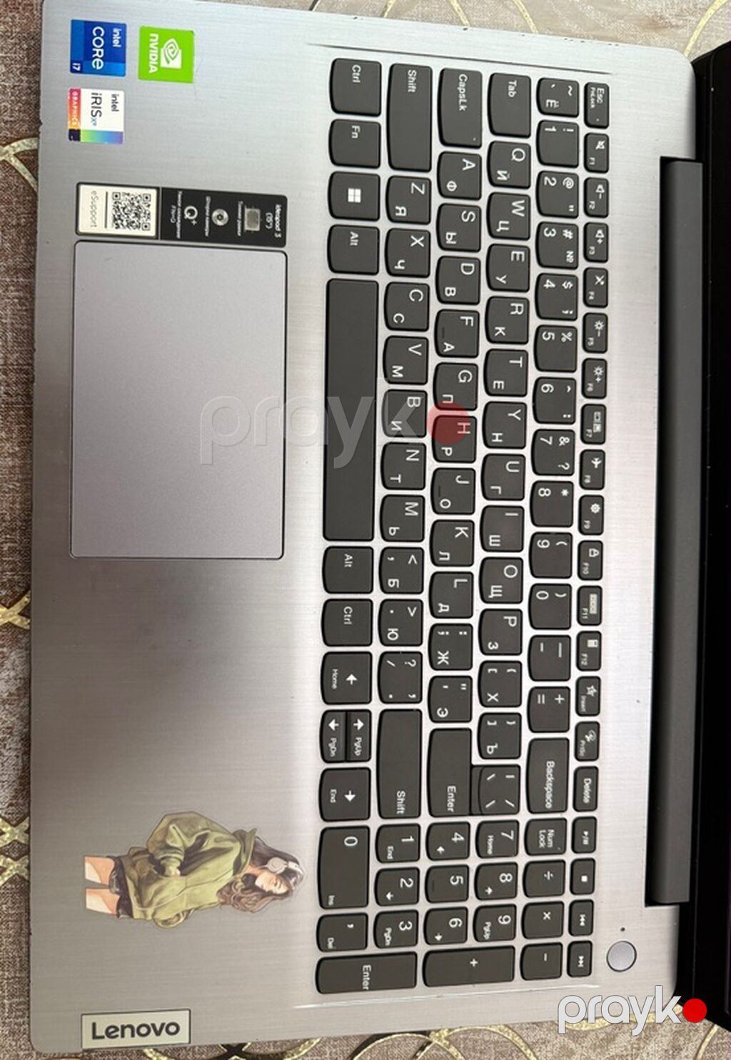 Lenovo noutbuk – 15.6" ekranlı, gümüşü korpuslu model. Texniki — Lenovo, Bakı (2)
