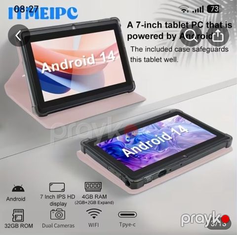 Pakovkada açılmıyıb qara rey kabrosuda verilir7 düymlük Android 14 — Cəlilabad