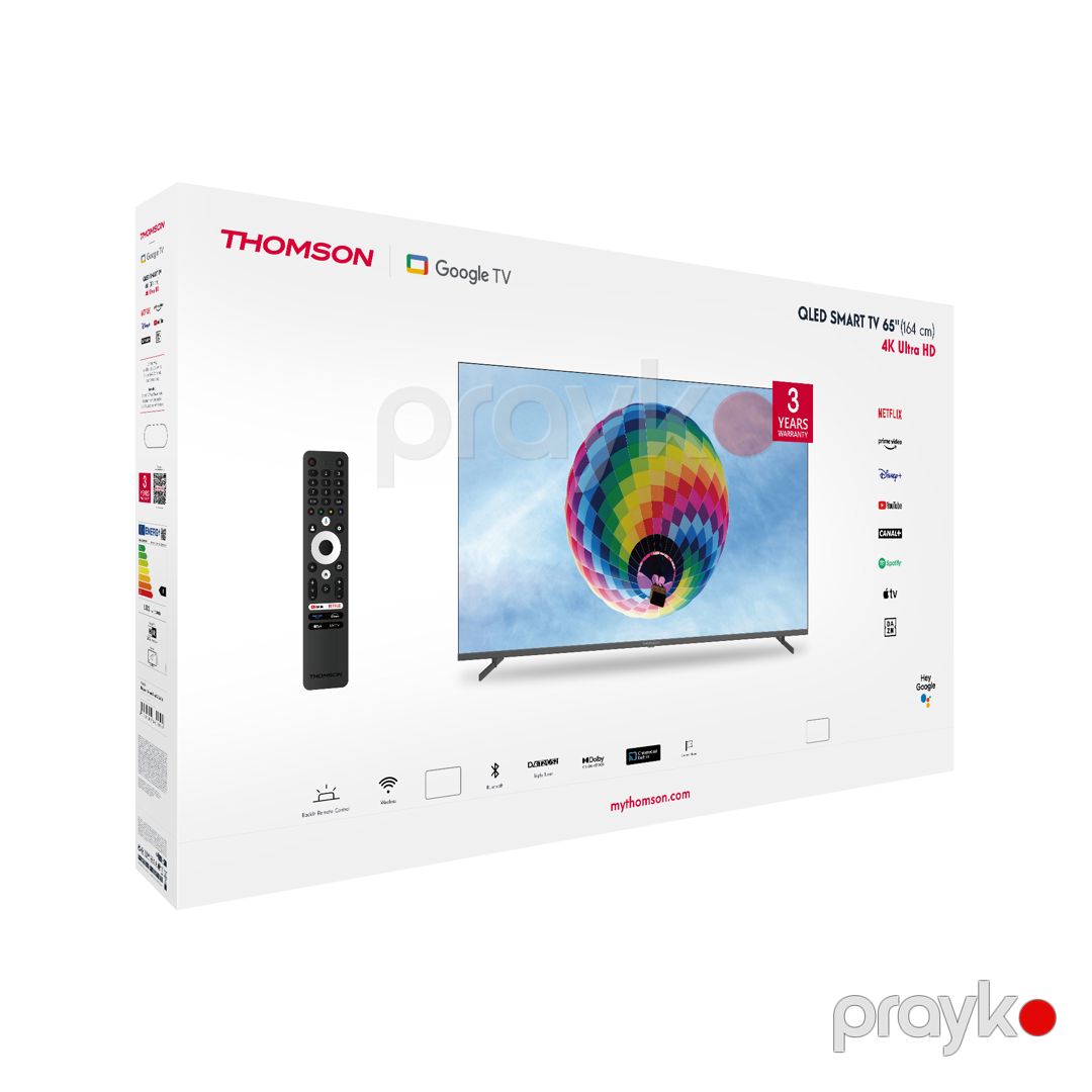 Thomson Google TV 65″ QLED Side Feet (65QG4S14) — Ev texnikası, Bakı (2)