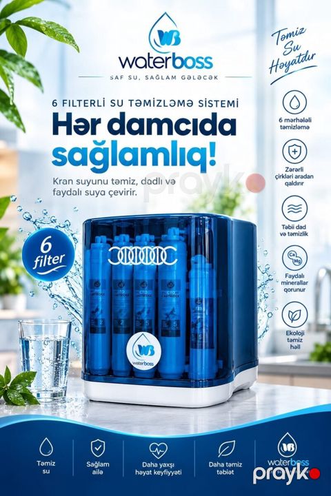 Su filteri Waterboss — Bakı