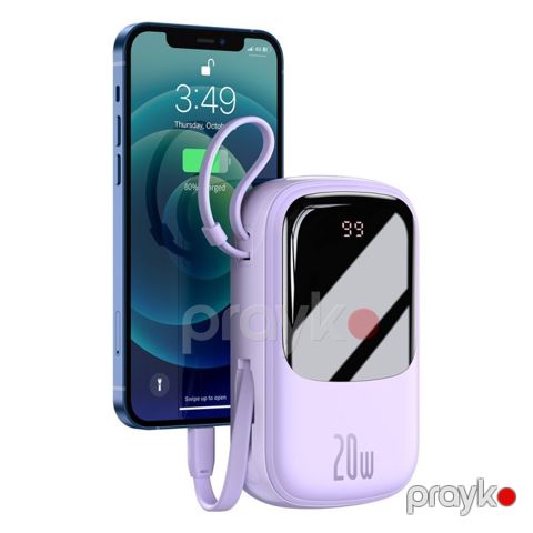 Baseus Qpow Digital Display Power Bank 20000mAh 20W USB — Bakı