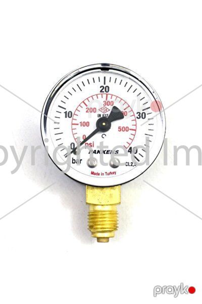 Manometr quru tipli (0-40 Bar 63 mm 1,4") Pakkens 0631000110 — Bakı