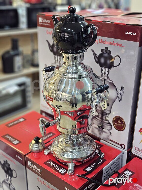 Elektrikli samovar "Silver" — Ev texnikası, Bakı (4)