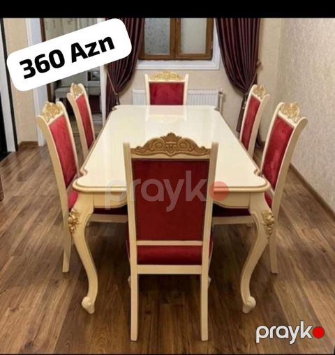 Masa desdi satlr 360 azn Açlmayan kvadrat masa cox keyfiyetli çox — Bakı