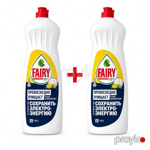 Qabyuyan maye Fairy Limon, 1000 ml, 2 əd — Bakı