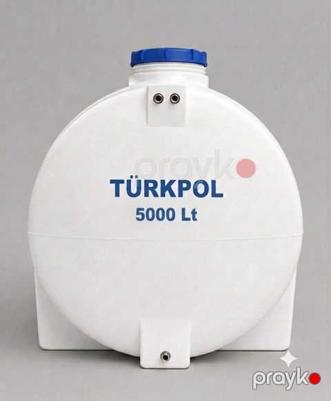 Türkpol 5000 Lt plastik su çəni - Həcm: 5000 litr - Material: Yüksək — Bakı