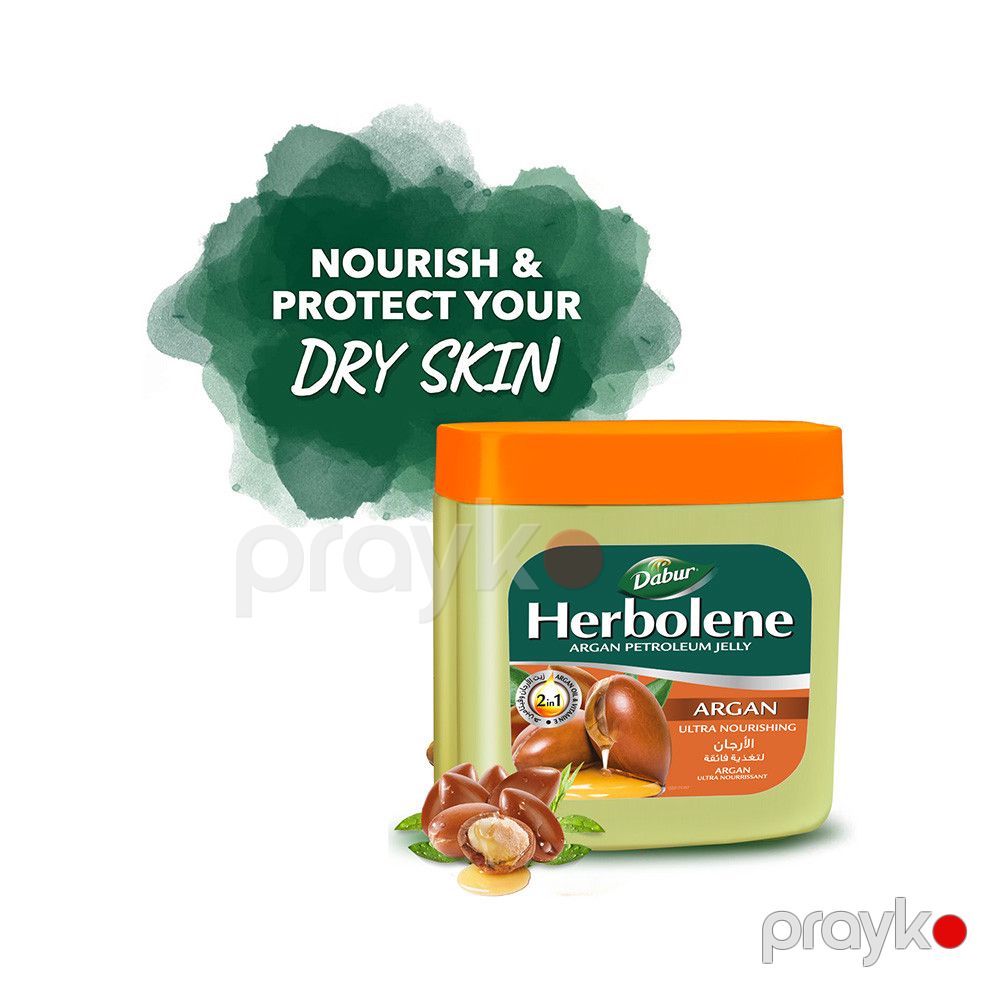 Üz və bədən üçün vazelin Dabur Herbolene Argan yağı və Vitamin E SML-025 — Mallar, Bakı (2)