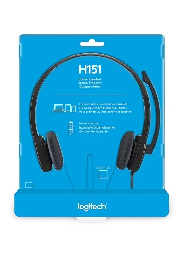 Logitech H151 (981-000589) One Plug Headset — Bakı