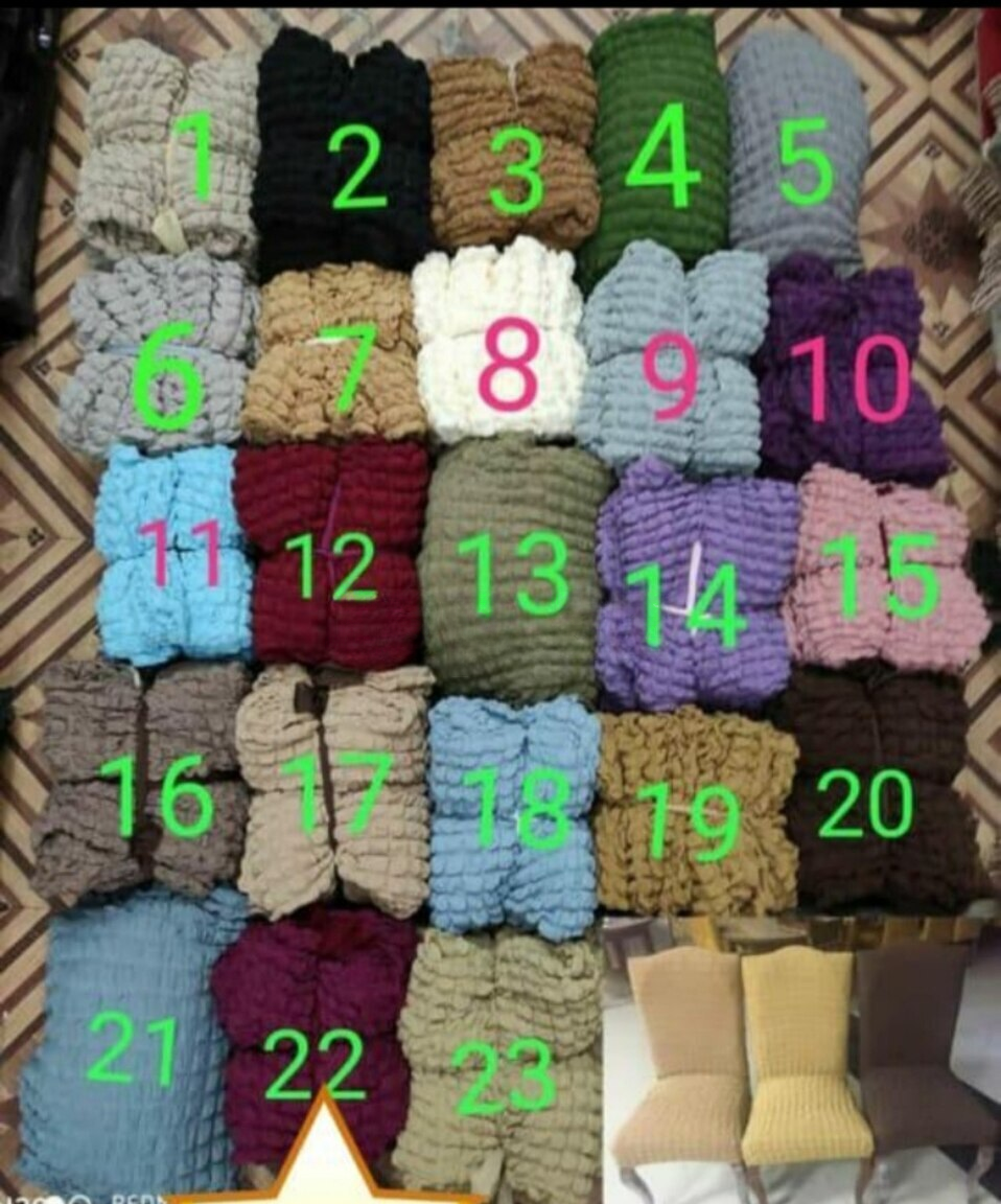Universal jatka stul örtükləri (6-lı dəst) — Mallar (11)