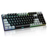 Klaviatura Eyooso Z-19. Black Gray Wired. 94keys. Blue switches (KB000069-1-1) — Pctech — Kompüterlər və noutbuklar