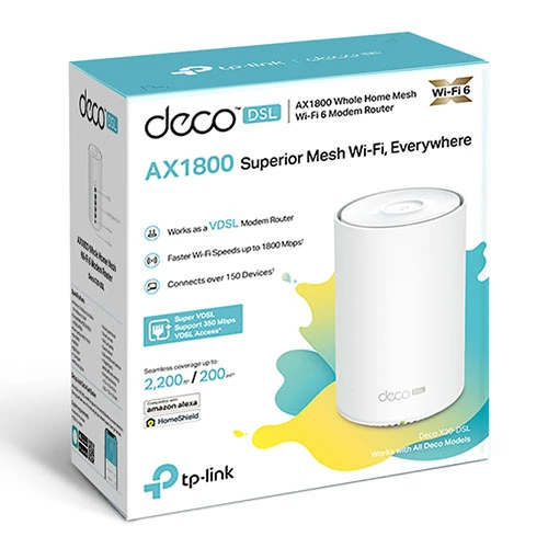 TP-Link Deco X20-DSL AX1800 Vdsl Whole Home Mesh WiFi 6 Router — Giriş nöqtələri, Bakı (3)