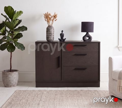 Komod, Ldsp, Venge, 80x40x100 sm — Bakı
