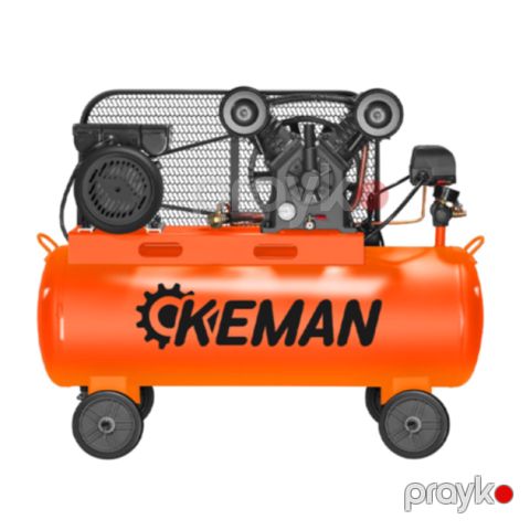 Keman KM100L-Y Hava Kompressoru (100 Litr, Yağlı) — Bakı