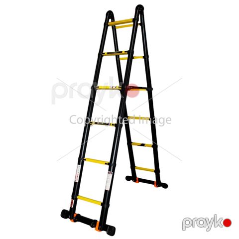 Nərdivan teleskopik, 5 m / 2*6 pillə, Maxko EME3050B — Bakı