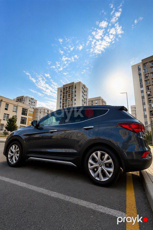 Hyundai Santa Fe, 2.0 L, 2017 il, 203 722 km — Avtomobillər, Bakı (5)