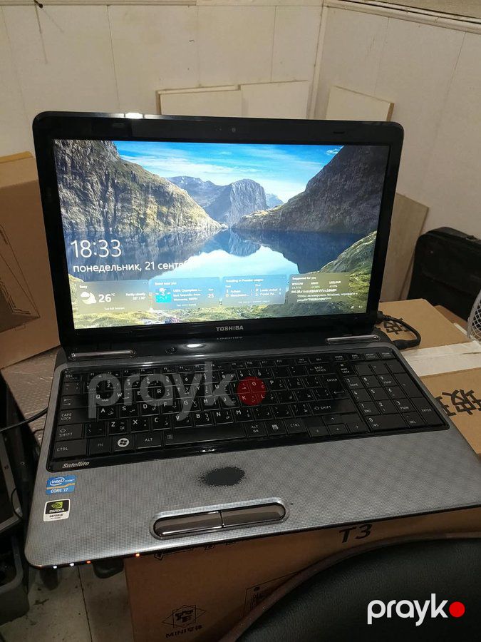 Toshiba noutbuku satılır — Noutbuklar, Bakı (3)
