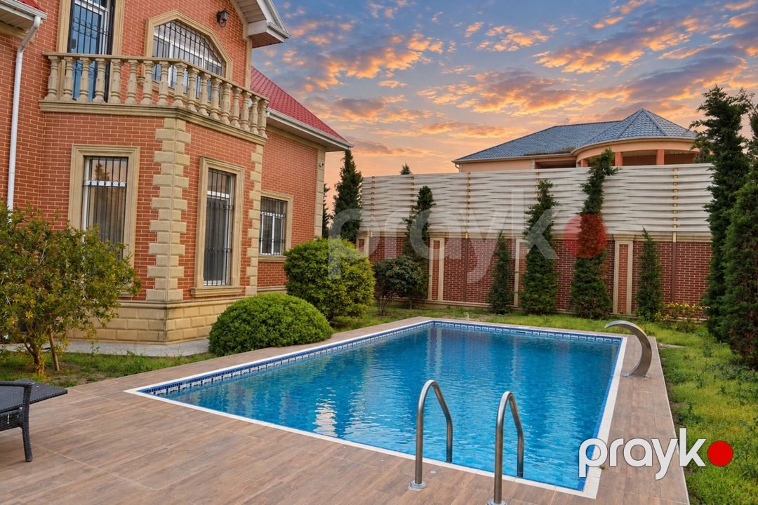 Satılır 6 otaqlı həyət evi/bağ evi 350 m² — Ev, villa, Bakı (5)