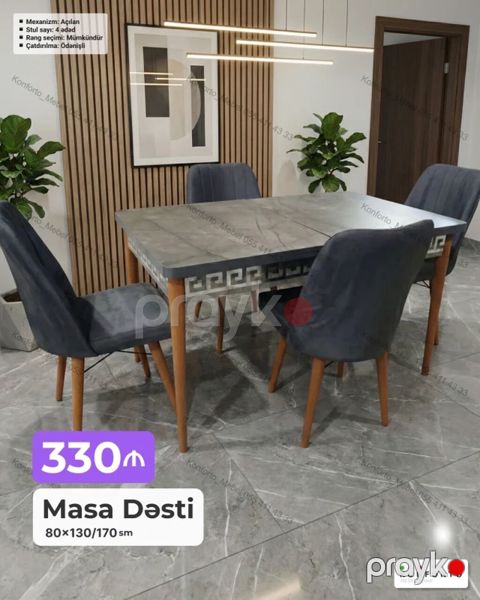 Məhsul: Masa Dəsti - Mexanizm: Açılan (genişlənən masa) - Ölçü — Bakı