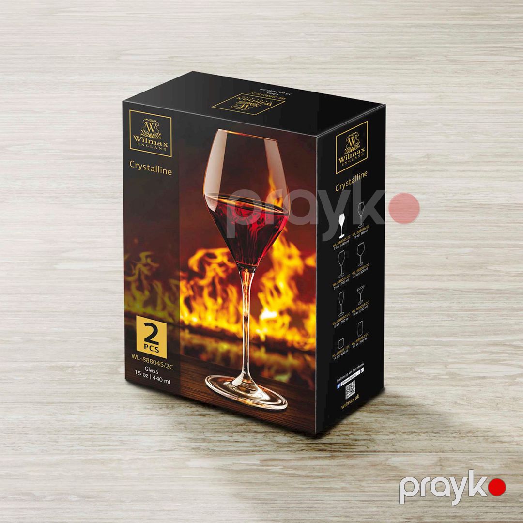 Badə dəsti Wilmax Crystalline 888045/2C, 440 ml, 2 əd — Mallar, Bakı (2)